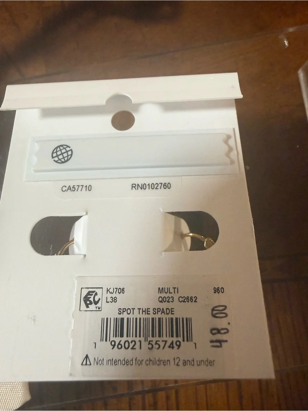 kate spade gold hoop